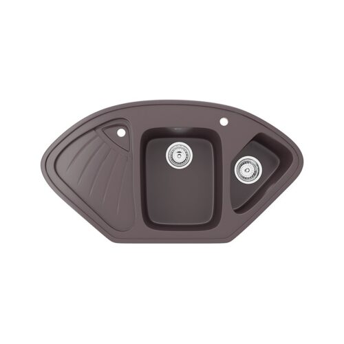 Кухонная мойка Ulgran U-501-345, шоколад