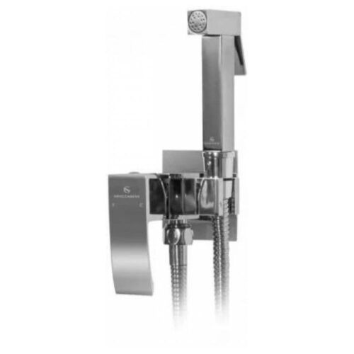 Гигиенический душ со смесителем встраиваемый Grocenberg GB002CR, хром