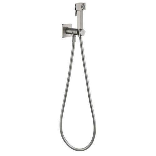 Гигиенический душ со смесителем встраиваемый Grocenberg GB005NK, никель