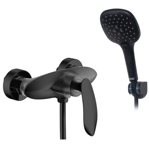 Смеситель для душа Groсenberg GB9001BL, черный