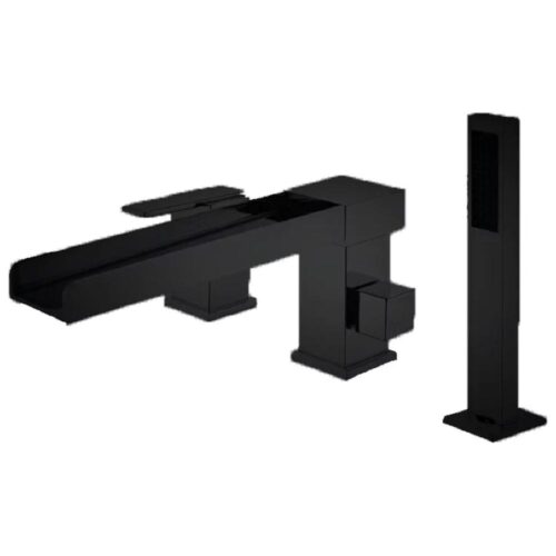 Смеситель на борт ванны Groсenberg GB6008-2BL, черный