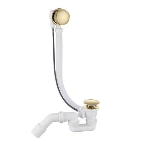 Слив-перелив (полуавтомат) Grocenberg GB240GO, золото