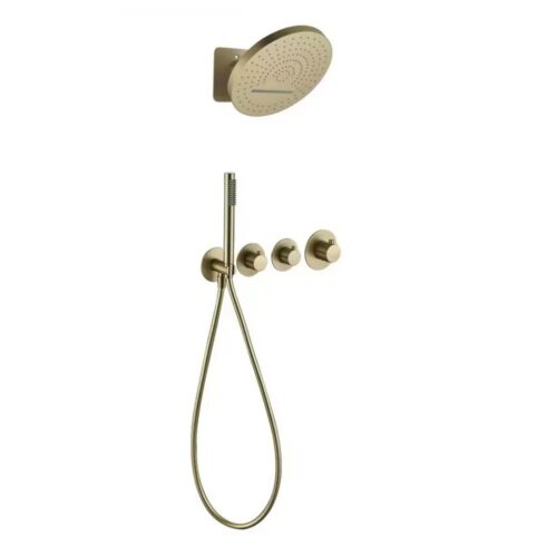 Душевая система встраиваемая (без излива) Grocenberg GB5020MG, матовое золото