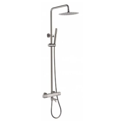 Душевая система с термостатом Grocenberg GB7005NK, никель