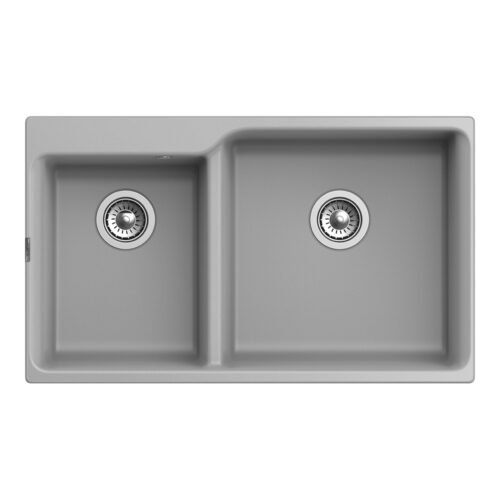 Кухонная мойка Rivelato AXEL X-90D, серый металлик