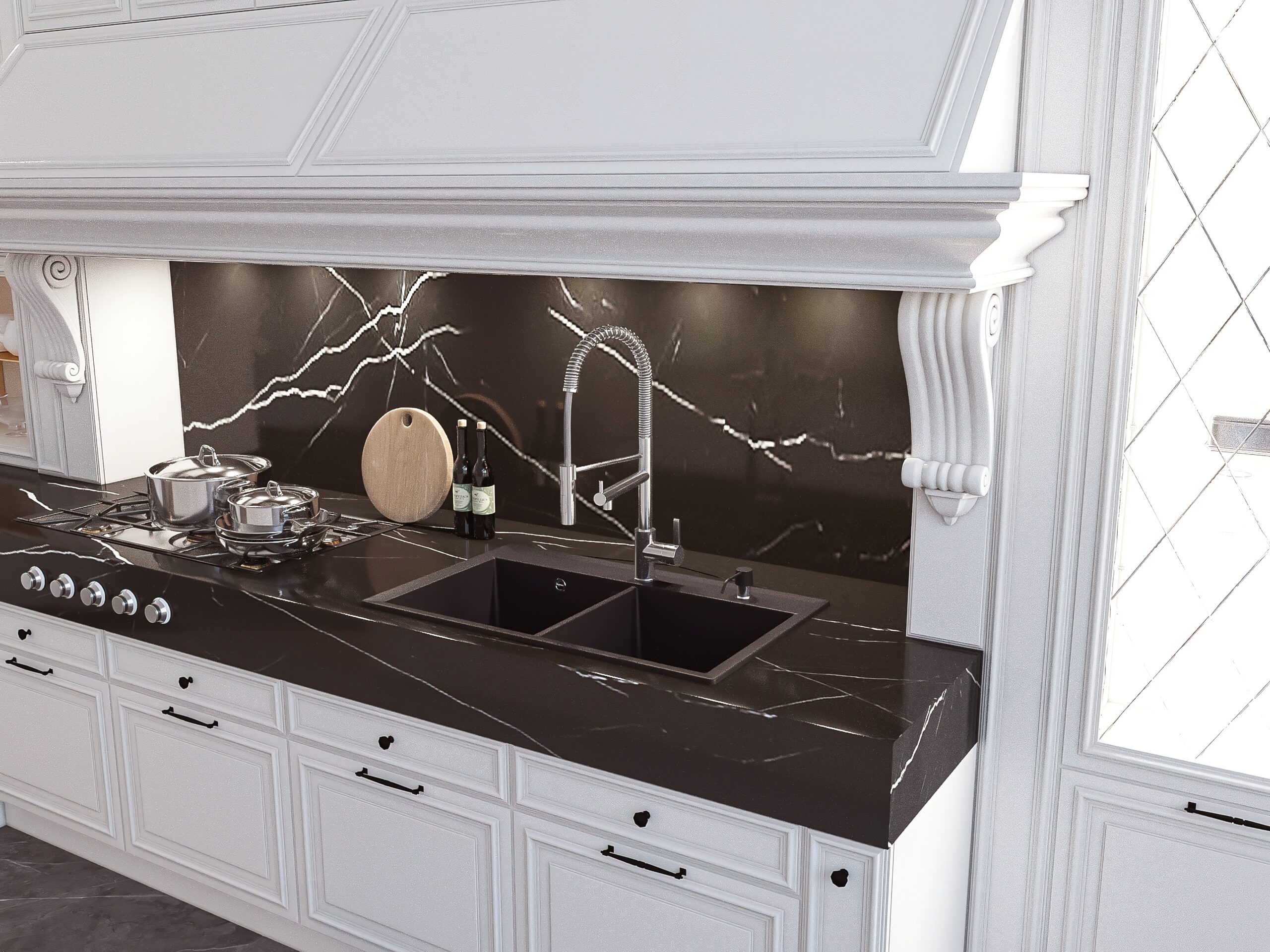 Кухонная мойка Florentina ТОСКАНА 17.050.E0820.102, черный — изображение 4