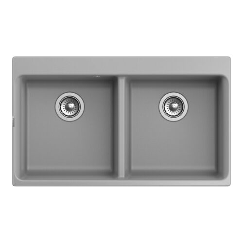 Кухонная мойка Rivelato AXEL X-90-2D, серый металлик