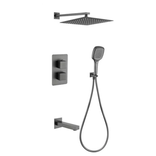 Душевая система встраиваемая Grocenberg GB5050BG, графит