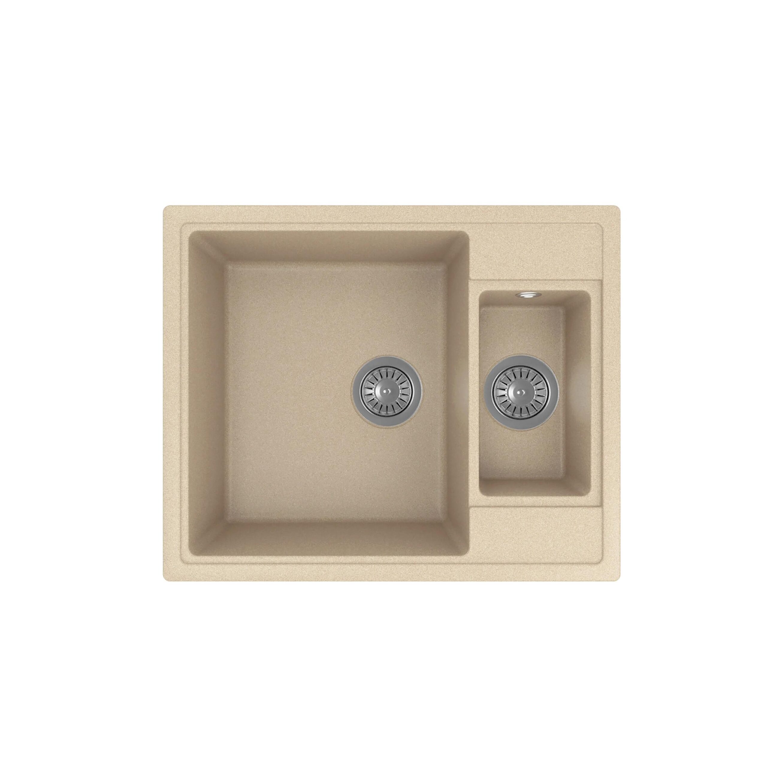 Кухонная мойка Florentina ЛИПСИ 20.465.D0620.104, бежевый