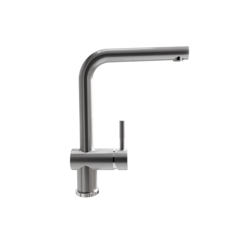 Смеситель для кухни Ulgran US-022-001, брашированная сталь