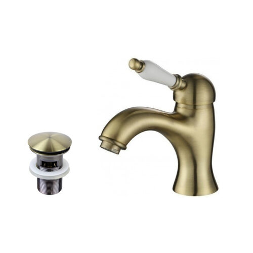 Смеситель для раковины Maretti Avorio AV32RF53, бронза