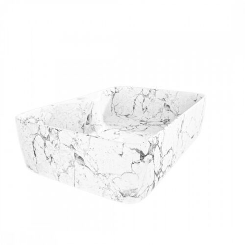 Раковина чаша Maretti UM13NS96-740MR, белый мрамор