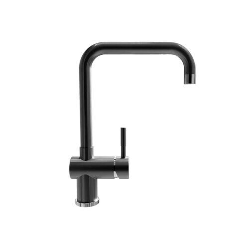Смеситель для кухни Ulgran US-023-002, черная брашированная сталь