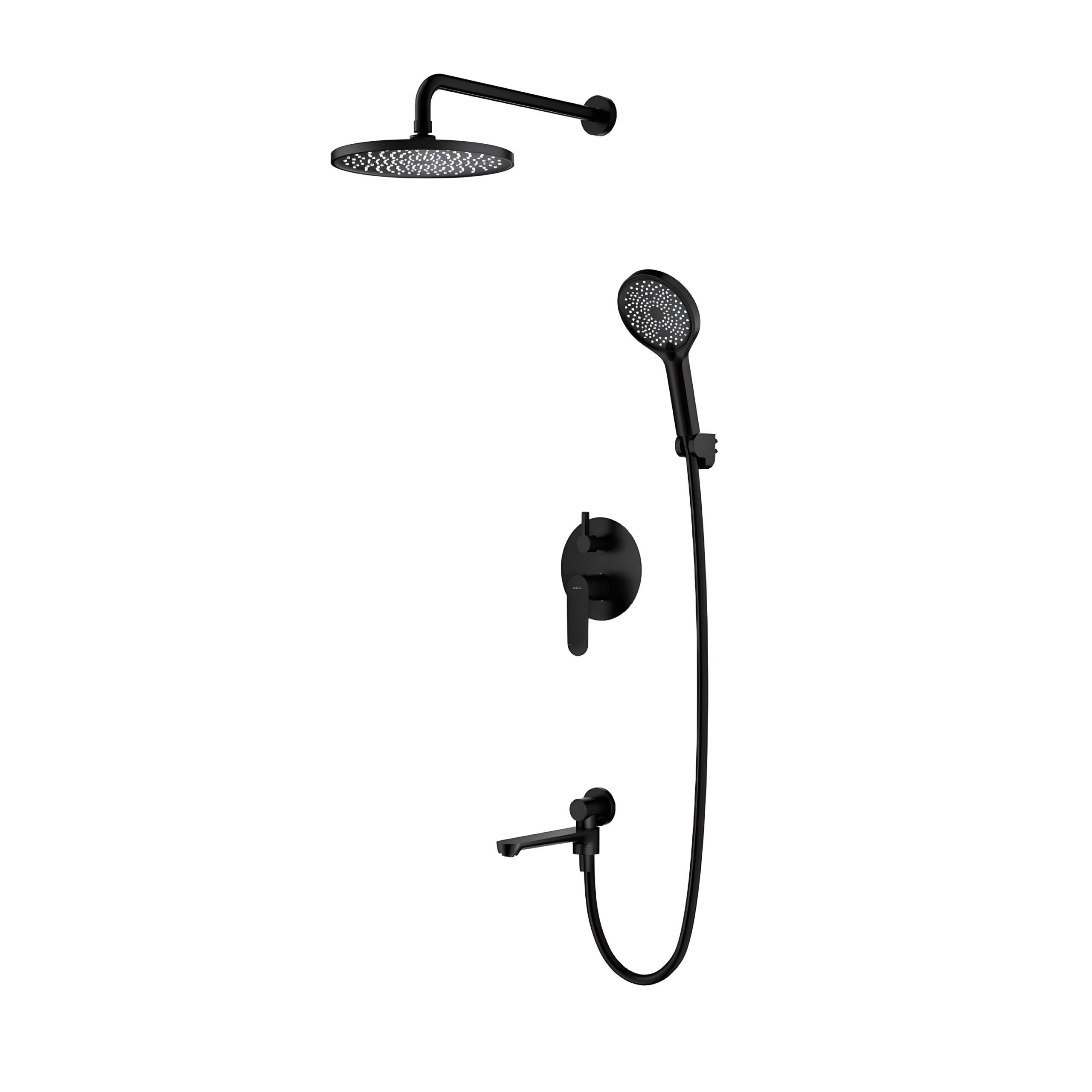 Душевая система встраиваемая Splenka S222.27.06, черный — изображение 2