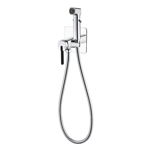 Гигиенический душ со смесителем Rose R245, хром