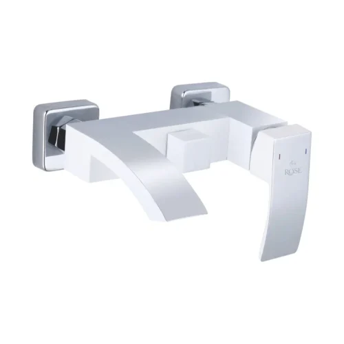 Смеситель для ванны Rose R1502F, белый/хром