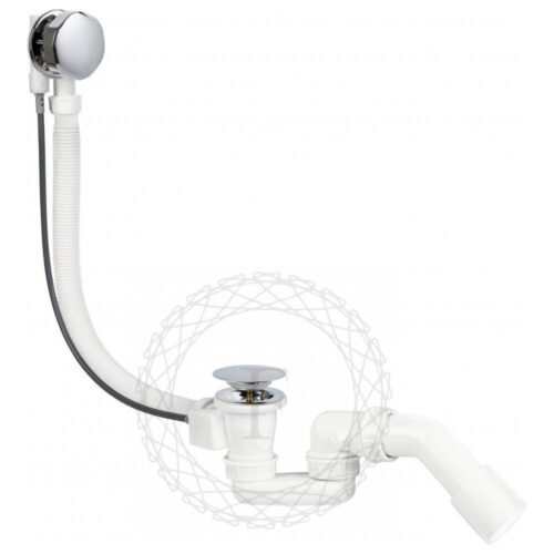 Слив-перелив (полуавтомат, 80 см.) FILARETE FL80CR, хром