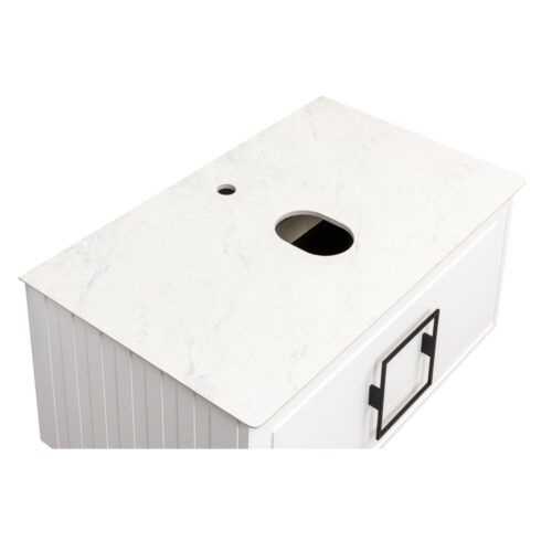 Столешница La Fenice Granite Gray Structural 80 см, белая