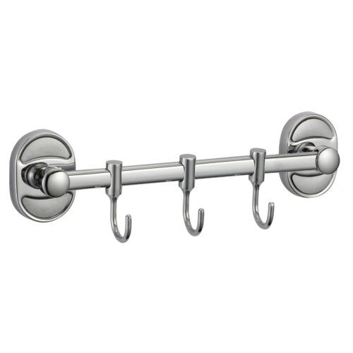 Планка с крючками Savol S-008203, хром