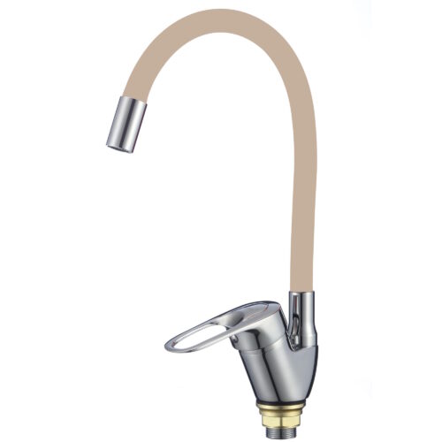 Смеситель для кухни с гибким изливом Fmark FM4104-12, хром