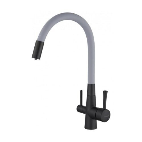 Смеситель для кухни с подключением к фильтру Savol S-L1806H-04, черный