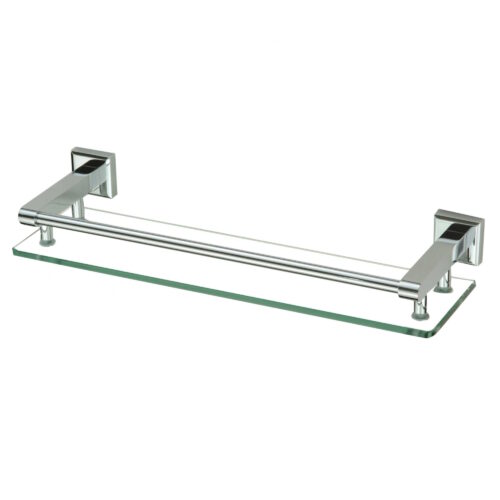 Полка стеклянная Savol S-409591, хром