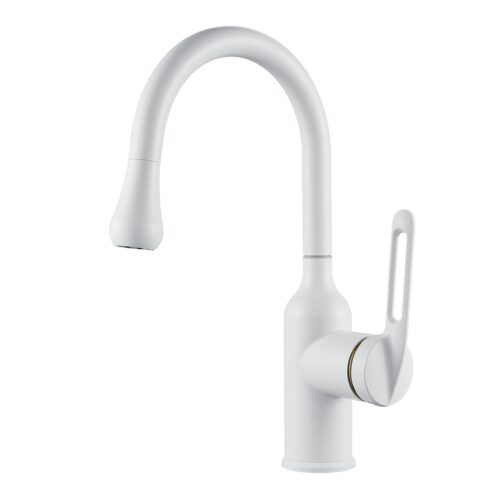 Смеситель для раковины Raffine F101C, белый