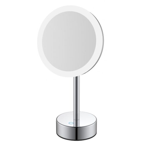 Зеркало косметическое с подсветкой JAVA S-M551, хром