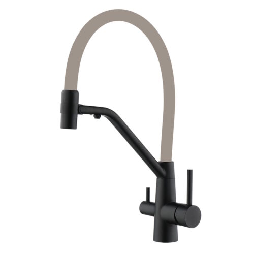 Смеситель для кухни с подключением к фильтру Fmark FS1462-H12, черный
