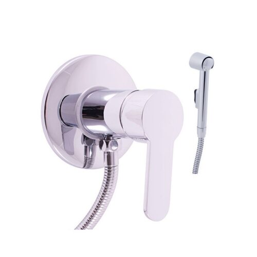 Гигиенический душ со смесителем Rav Slezak Zambezi ZA047, хром