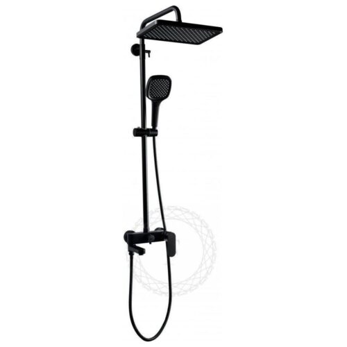 Душевая система FILARETE Retta FL2030BL, черный