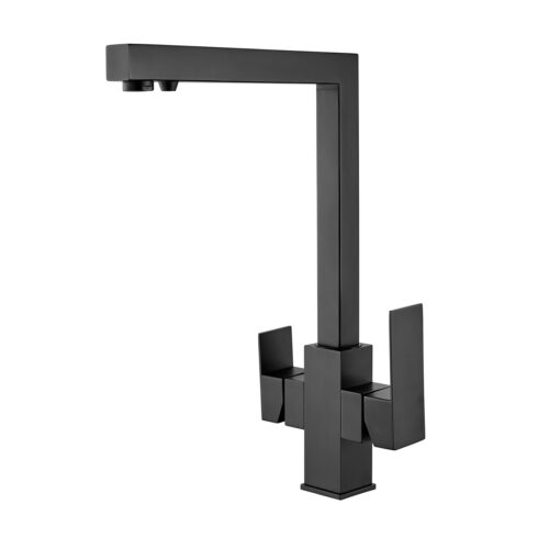 Смеситель для кухни с подключением фильтра Shevanik S148H, черный