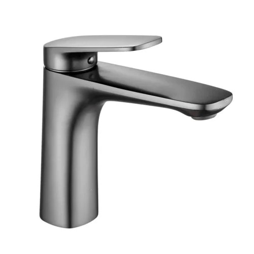 Смеситель для раковины Shevanik S8501T, оружейная сталь