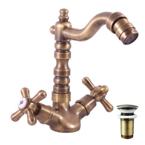 Смеситель для биде Rav Slezak MORAVA MK121.5/9SM, бронза