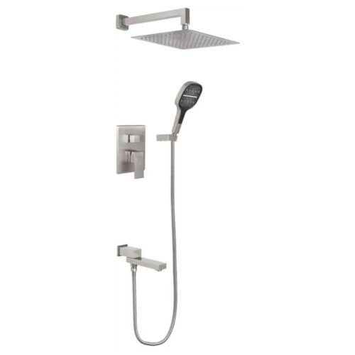 Душевая система встраиваемая Hansberge H6075NK, никель
