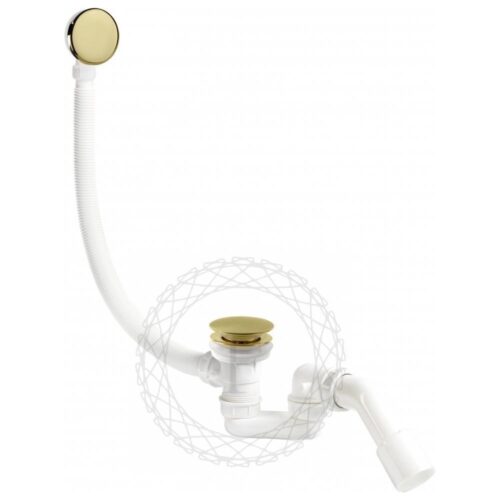 Слив-перелив (автомат, 90 см.) FILARETE FL90GO, золото