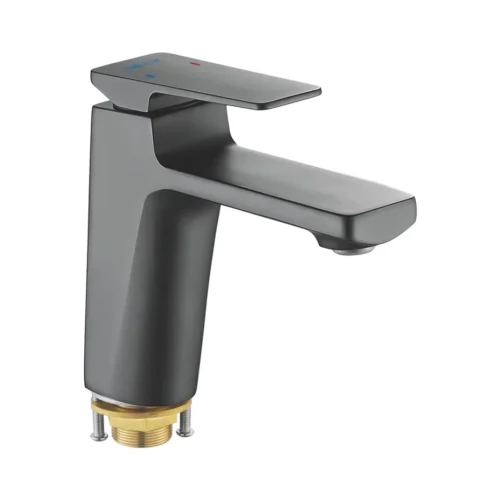 Смеситель для раковины Shevanik S8901H, черный