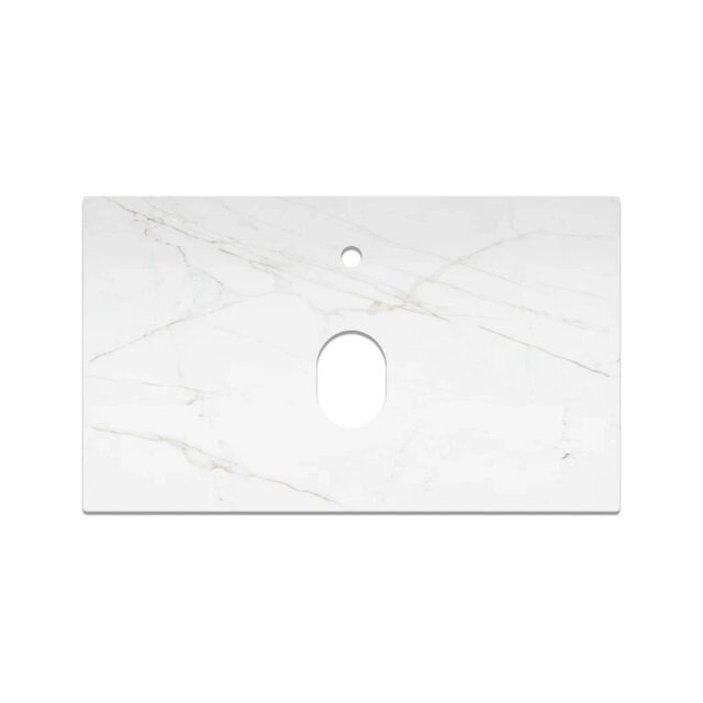 Столешница La Fenice Granite Gray Structural Terra 80 см, белая