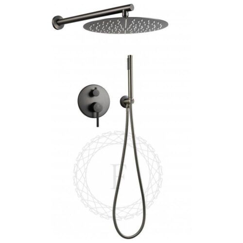 Душевая система встраиваемая FILARETE Roun FL1023BG, графит