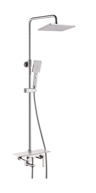 Душевая система Rose R2536F, белый/хром