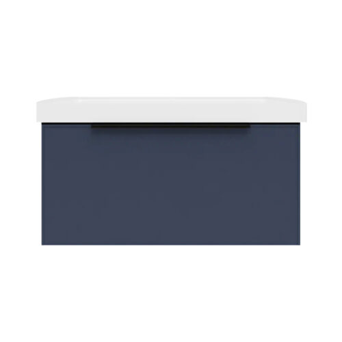 Тумба под раковину подвесная La Fenice SIMPLA FNC-01-SIM-BG-80, синяя