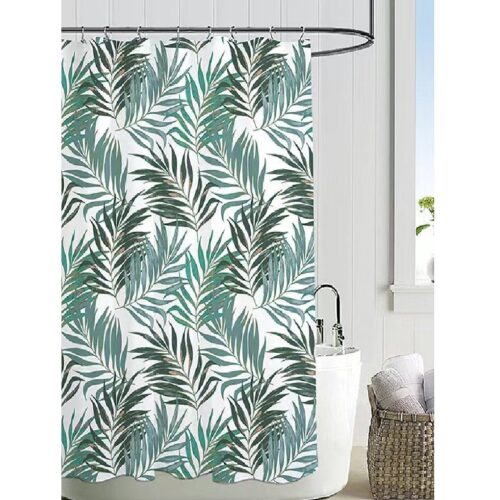 Штора для ванной комнаты Savol S-TH8P03, листья