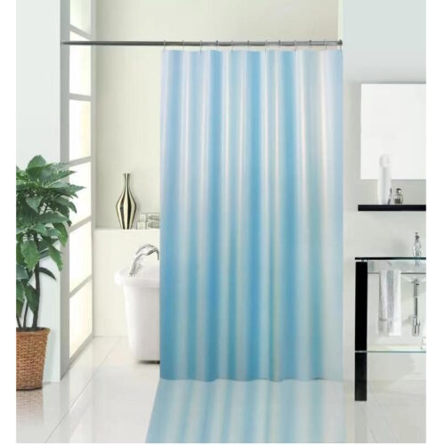 Штора для ванной комнаты Savol S-MTX1818B, голубой