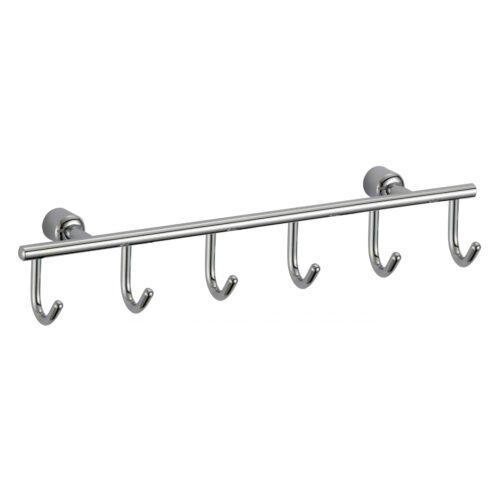 Планка с крючками Savol S-005256, хром