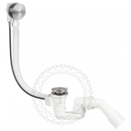 Слив-перелив (полуавтомат, 80 см.) FILARETE FL80NK, никель