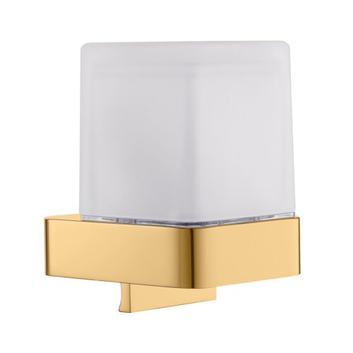 Стакан для ванной комнаты Rav Slezak NIL NLA0304ZK, золото брашированное