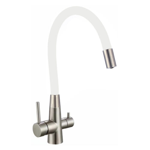 Смеситель для кухни с подключением к фильтру Fmark FS1062-L02, сатин