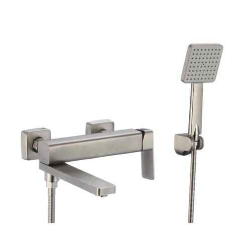 Смеситель для ванны Fmark FS8724-22, сатин