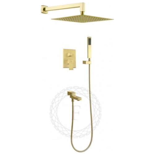 Душевая система встраиваемая FILARETE Fing FL1040MG, матовое золото