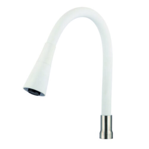 Гибкий излив для кухонного смесителя Savol S-MCG02L, белый